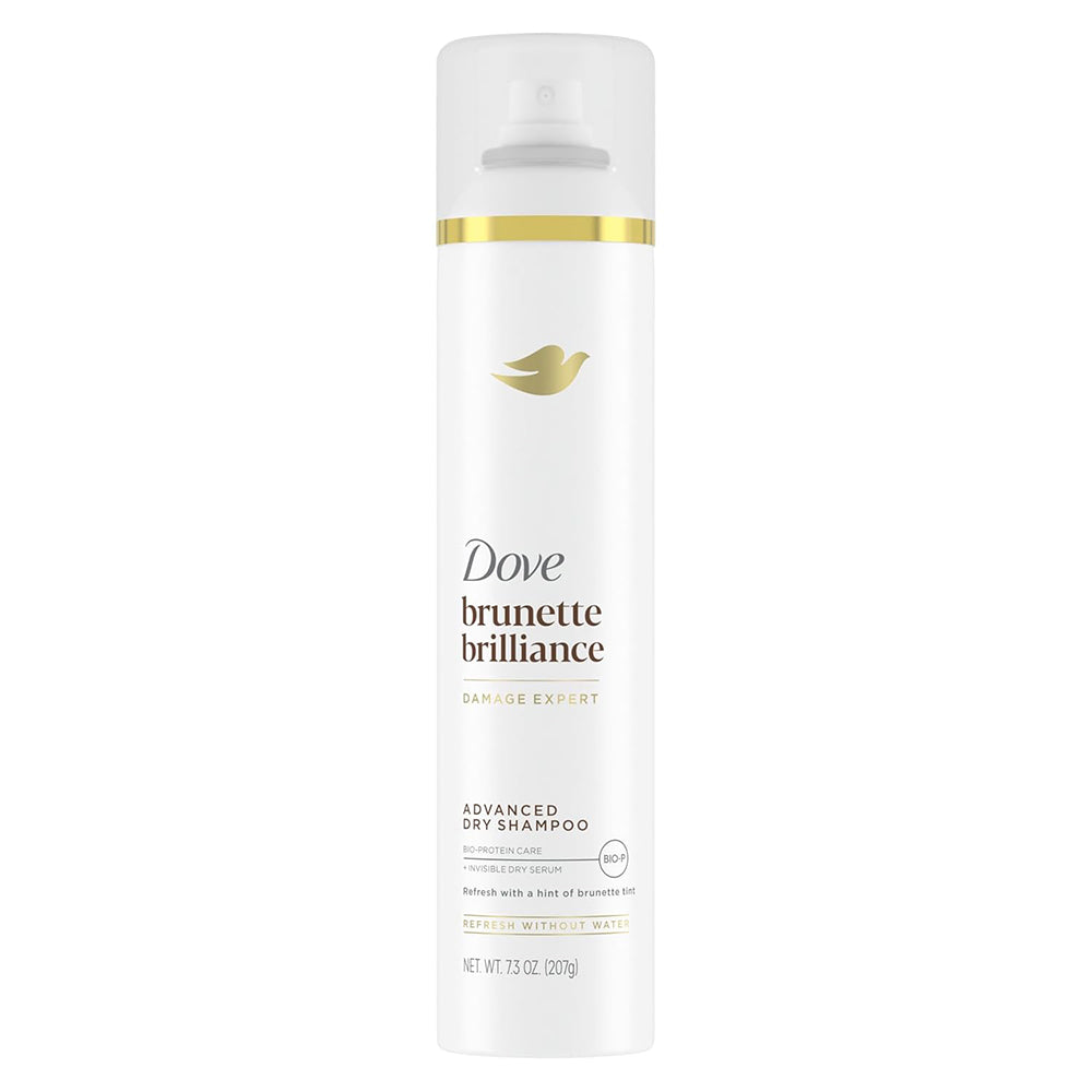 Dove Advanced Dry Shampoo Brunette Brillance Refresh and Revive Hair without Water 7.3Oz (207g)
